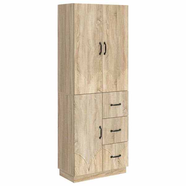 vidaXL Ensemble de Meubles 2 Pièces Chêne Sonoma Bois d'ingénierie
