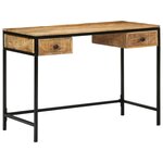 vidaXL Bureau Marron 105 x 50 x 75 cm Bois de manguier massif