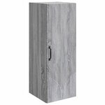 vidaXL Armoire Murale 33 x 34 5 x 90 cm Bois d'ingénierie Sonoma gris