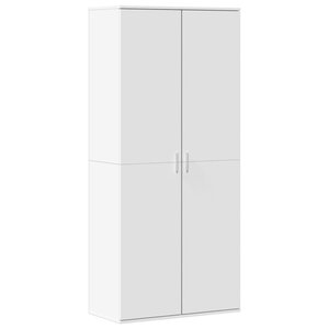 vidaXL Armoire à chaussures Blanc 80x39x178 cm Bois d'ingénierie