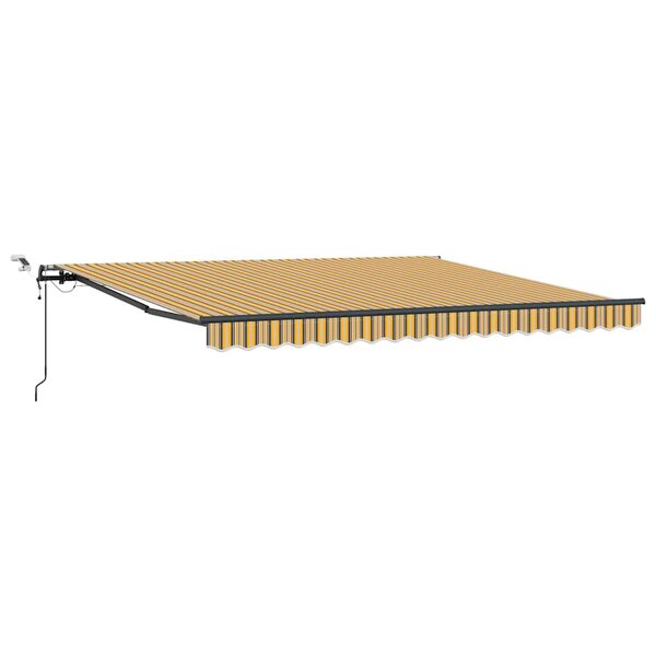 vidaXL Auvent rétractable Multicolore 400 × 300 cm Polyester