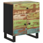vidaXL Table de chevet 50x33x60cm Bois de récupération et d'ingénierie