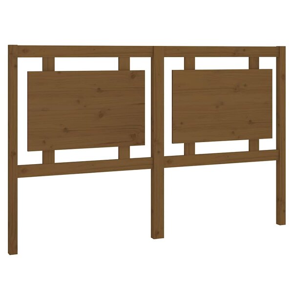 vidaXL Tête de lit Marron miel 155 5x4x100 cm Bois massif de pin