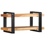 vidaXL Étagère murale 70x33x35 cm bois massif d'acacia