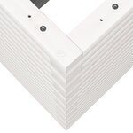 vidaXL Jardinière blanc 90x40x68 5 cm bois de pin massif