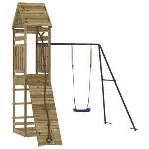 vidaXL Aire de jeux d'extérieur bois de pin imprégné