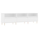 vidaXL Meuble TV blanc 150x30x44 5 cm bois d'ingénierie