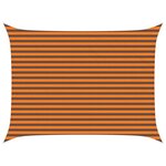 vidaXL Voile d'ombre Orange et marron 3 x 4 m 100   polyester Oxford