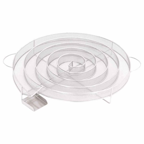 vidaXL Générateur de fumée froide rond 33 5 cm acier inoxydable