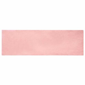 vidaXL Tapis en Fourrure Synthétique de Lapin Rose 80 x 250 cm