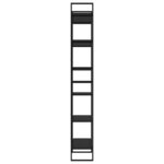 Vidaxl armoire haute noir 100x30x210 cm bois de pin solide
