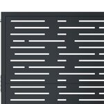 vidaXL Portail de jardin anthracite 105x180 cm conception de carré