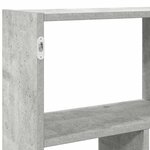 vidaXL Étagère cube murale 12 compartiments gris béton bois ingénierie