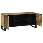 vidaXL Meuble TV Marron 160 x 30 x 30.5 cm bois de manguier massif