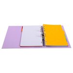 Classeur À Levier Pvc A4 Dos De 70mm. - Lilas - X 10 - Exacompta