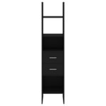 vidaXL Bibliothèque Noir 40x35x180 cm Bois d’ingénierie