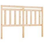 vidaXL Tête de lit 126x4x100 cm Bois massif de pin