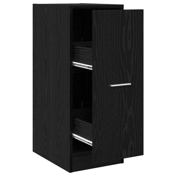 vidaXL Cabinet de Pharmacie Chêne noir 30 x 41 x 77.5 cm