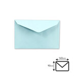 Lot de 100 Enveloppes ELECTIONS 90x140 mm - bleu 80 g
