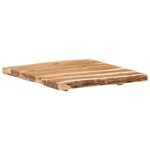 vidaXL Dessus de table Bois d'acacia massif 58x(50-60)x3 8 cm