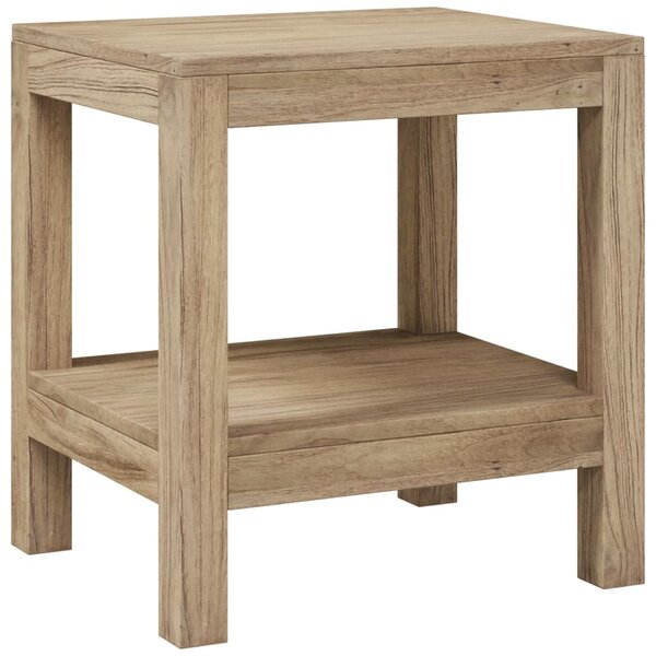 vidaXL Table d'appoint de salle de bain 45x35x45cm bois de teck solide