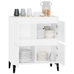 vidaXL Buffet Blanc 60x35x70 cm Bois d'ingénierie