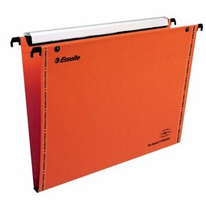 Boîte de 25 dossiers suspendu VMG Orange fond 15 mm pour Tiroir ESSELTE