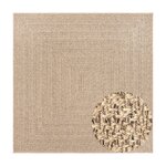 vidaXL Tapis ZIZUR 200x200 cm aspect de jute intérieur et extérieur