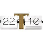 Horloge moderne bicolore flip no case