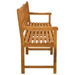 vidaXL Banc extérieur Naturel 180 x 55 5 x 90 cm Bois d'Acacia Massif