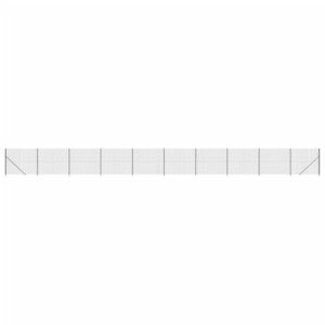 vidaXL Clôture en treillis métallique avec bride anthracite 2 2x25 m