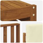 vidaXL Ensemble de canapés d'extérieur 8 pc Naturel et Crème