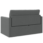 vidaXL Canapé-Lit Gris foncé 124 x 71 x 78 cm tissu