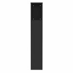 vidaXL Armoire de tête de lit Noir 100x18 5x104 5 cm