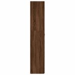 vidaXL Armoire à chaussures Chêne marron 80x35 5x180cm Bois ingénierie