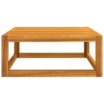 vidaXL Table basse 68x68x29 cm bois d'acacia massif