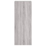 vidaXL Meuble TV mural sonoma gris 40 5x30x102 cm bois d'ingénierie