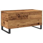 vidaXL Table basse vieux bois 90x44 5x45 cm bois d'ingénierie