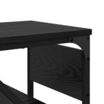 vidaXL TableConsole Chêne noir 105x30x75cm Bois d'ingénierie