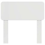 vidaXL Tête de lit Blanc Brillant 100 cm Bois d'ingénierie