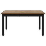 vidaXL Table basse Chêne artisan 70 x 50 x 36 cm Bois d'ingénierie