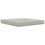 vidaXL Coussin de canapé d'extérieur Polyester Gris 80 x 80 cm