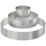 vidaXL Cache-pot de jardin Argent 120 x 120 x 20 cm Acier inoxydable