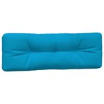 vidaXL Coussins de palette 5 Pièces bleu tissu