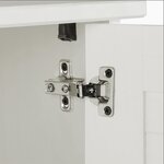 vidaXL Cabinet de Lavabo "VIGO" avec Portes 67 5x34x59 cm en Bois Massif de Pin