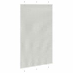 vidaXL Store plissé gris clair 120x200cm largeur du tissu 119 4cm
