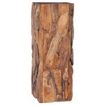 vidaXL Table d'appoint 30x30x80 cm Bois de teck solide