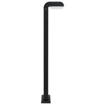 Vidaxl lampe led d'extérieur 9 w noir ovale