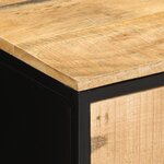vidaXL Ensemble de tables de chevet 2 Pièces 40x35x50 cm Bois massif brut de manguier