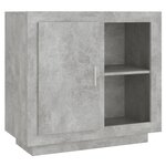 vidaXL Buffet Gris béton 80x40x75 cm